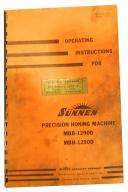 Sunnen MBB-1290D & MBH-1290D Honing Operations Manual